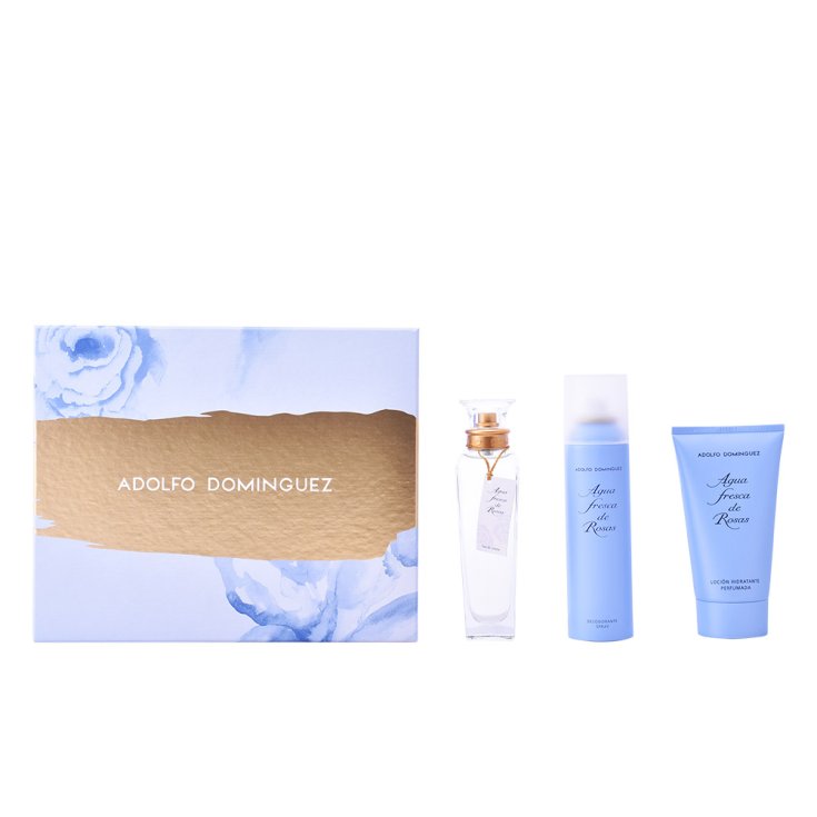 Adolfo Dominguez Agua Fresca De Rosas Eau De Toilette Vaporisateur 120 ml Coffret 3 Parties 2017