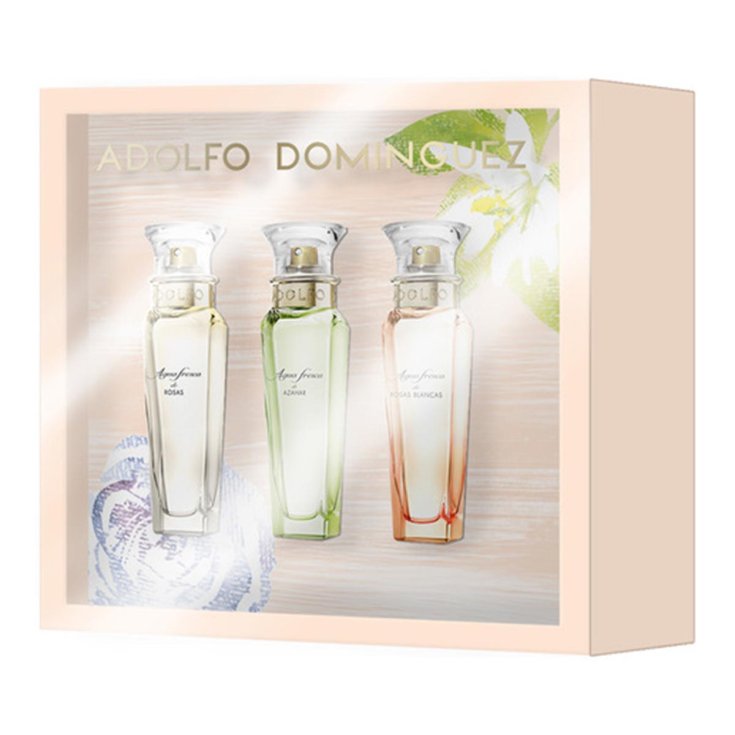 Adolfo Dominguez Agua Fresca Eau De Toilette Vaporisateur 30 ml Coffret 3 Parties 2017