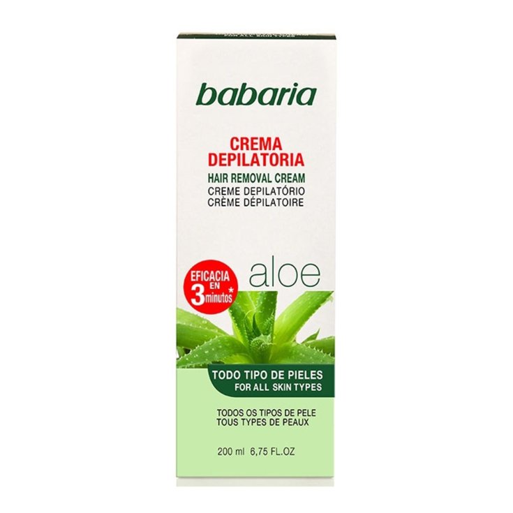 Babaria Aleo Crème Dépilatoire Tous Types de Peau 200 ml