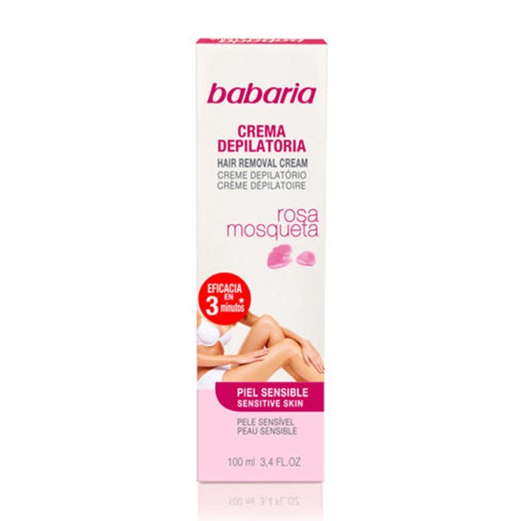 Babaria Rosa Mosqueta Crème Dépilatoire Peaux Sensibles 100 ml