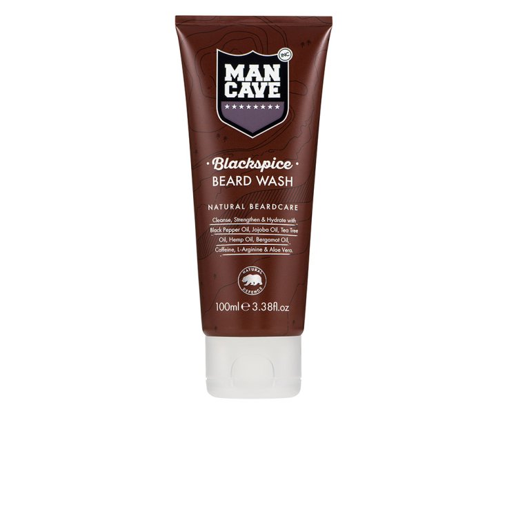Man Cave Beard Care Blackspice Nettoyant pour barbe 100 ml