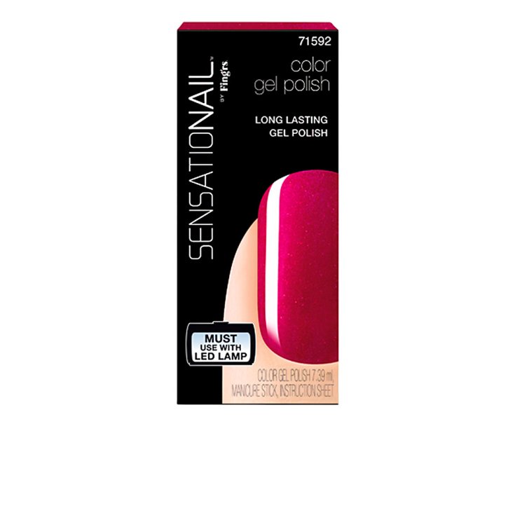 Sensationail Framboise Wine Color Gel Vernis à Ongles 7,39ml