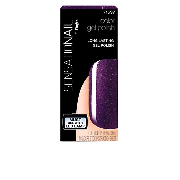 Sensationail Vernis à Ongles Gel Couleur Violet Orchidées 7,39 ml