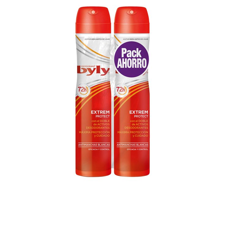 Byly Extrem 72h Déodorant Spray Lot de 2 x 200 ml