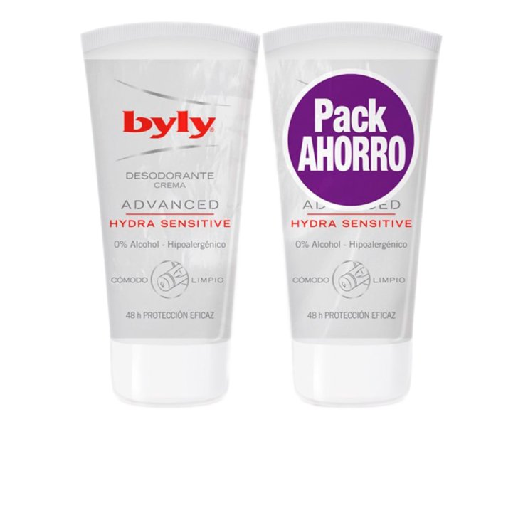 Byly Advance Sensitive Creama Déodorant Lot de 2 x 50 ml