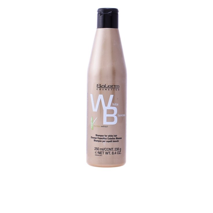 Salerm Cosmetics Shampooing Blanc Pour Cheveux Blancs 250 ml