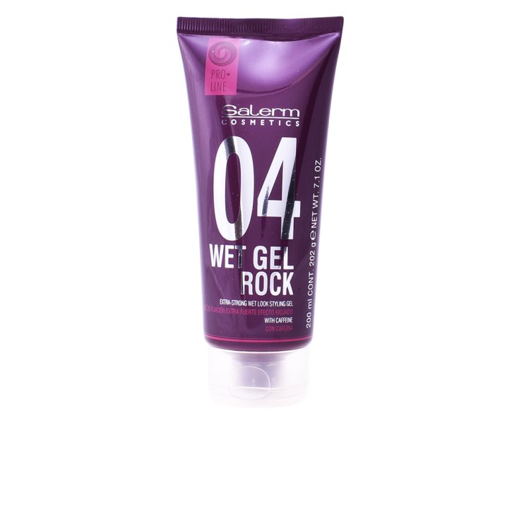 Salerm Cosmetics Wet Gel Rock Extra Strong Wet Look Gel coiffant 200 ml Salerm Cosmetics Wet Gel Rock Extra Strong Wet Look Gel coiffant 200 ml