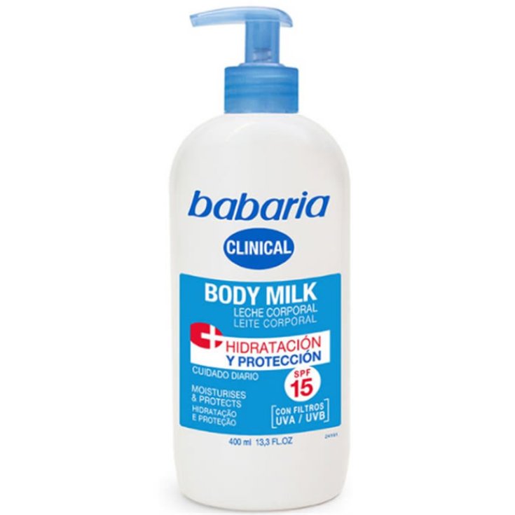 Babaria Clinical Lait Corporel Spf15 400ml
