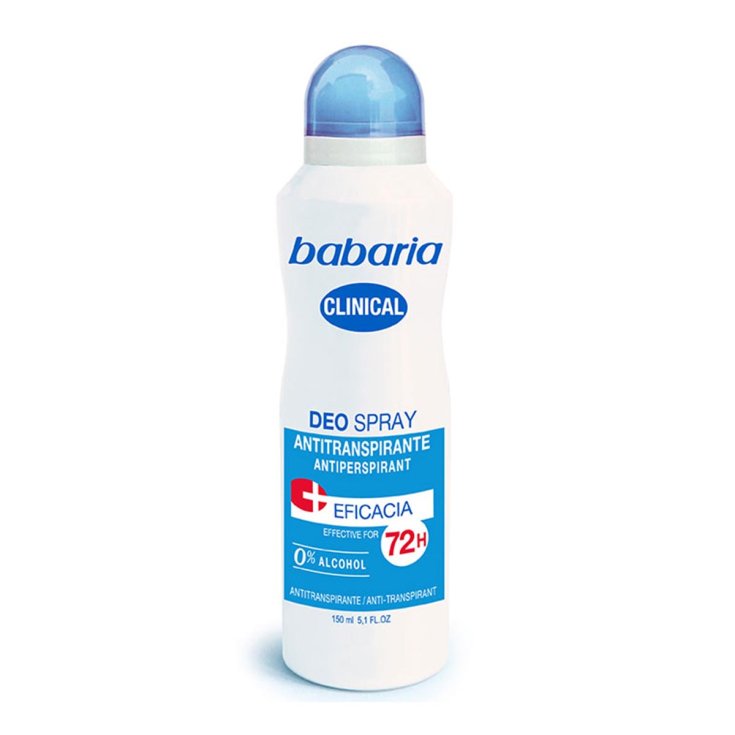 Babaria Clinical Déodorant Anti-transpirant 72h Spray 150 ml Babaria Clinical Déodorant Anti-transpirant 72h Spray 150 ml