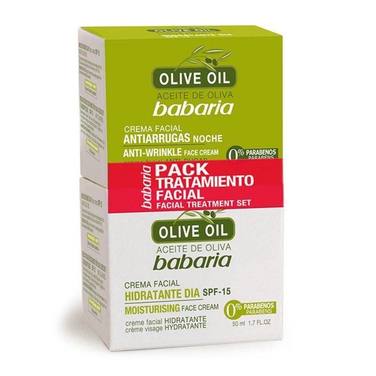 Babaria Olive Oil Night Cream Treatment 50ml Set 2 Parties