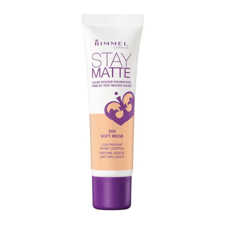 Rimmel London Fond de Teint Mousse Liquide Stay Matte 200 Soft Beige
