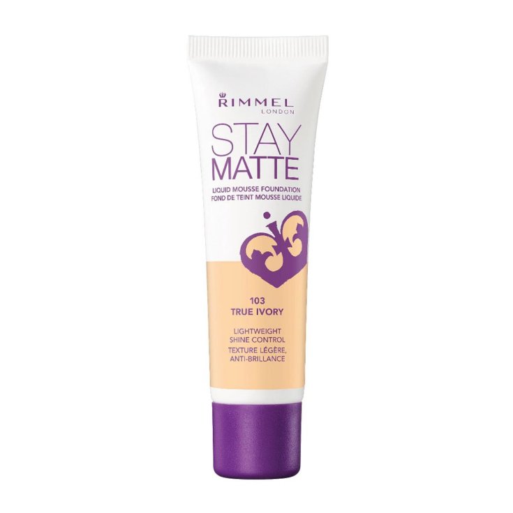 Rimmel London Fond de teint mousse liquide Stay Matte 103 True Ivory