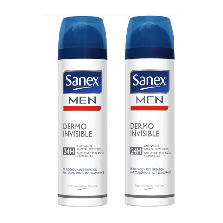 Sanex Men Dermo Déodorant Invisible Spray 2x200 ml