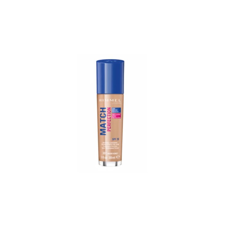 Rimmel Match Perfection Fond de teint 301 Miel chaud