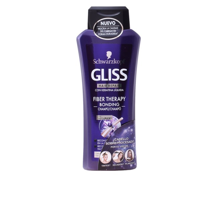Schwarzkopf Gliss Fibre Therapy Shampooing Liant 300 ml