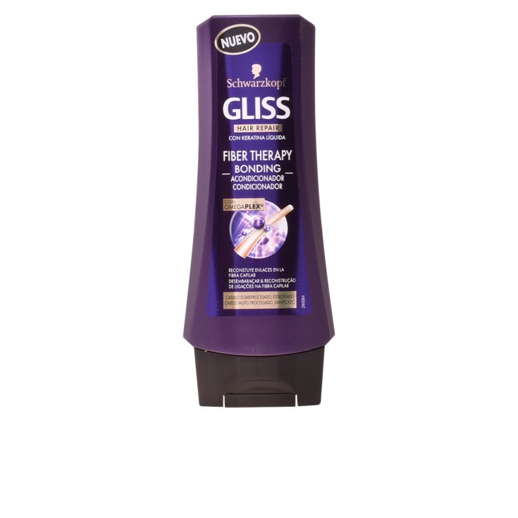 Schwarzkopf Gliss Fibre Therapy Après-Shampooing Liant 300ml