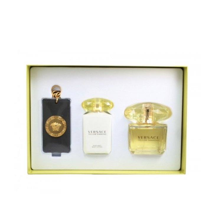 Versace Yellow Diamond Eau De Toilette Vaporisateur 90ml Coffret 3 Parties 2017