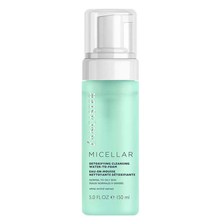 Lancaster Eau Nettoyante Détoxifiante Pour Mousser Peau Normale À Grasse 150 ml
