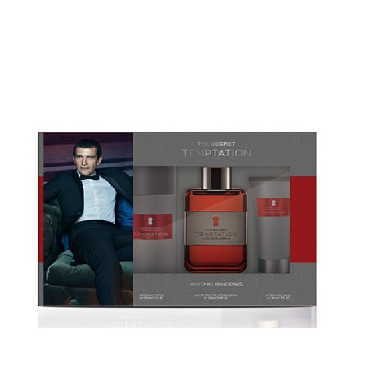 Antonio Banderas The Secret Temptation Man Eau De Toilette Vaporisateur 100ml Coffret 3 Pièces 2017