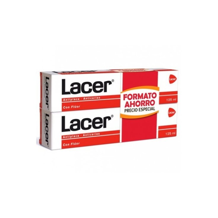 Lacer Dentifrice Anti Vaisselle Anticaria 2x125ml