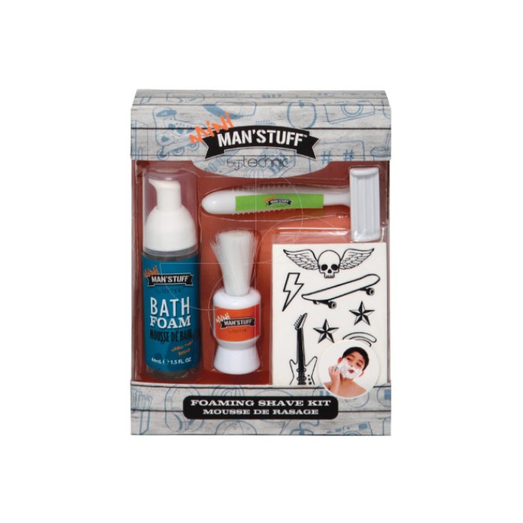 Technic Mini Man Stuff Kit de rasage moussant pour enfants Set 4 pièces 2018
