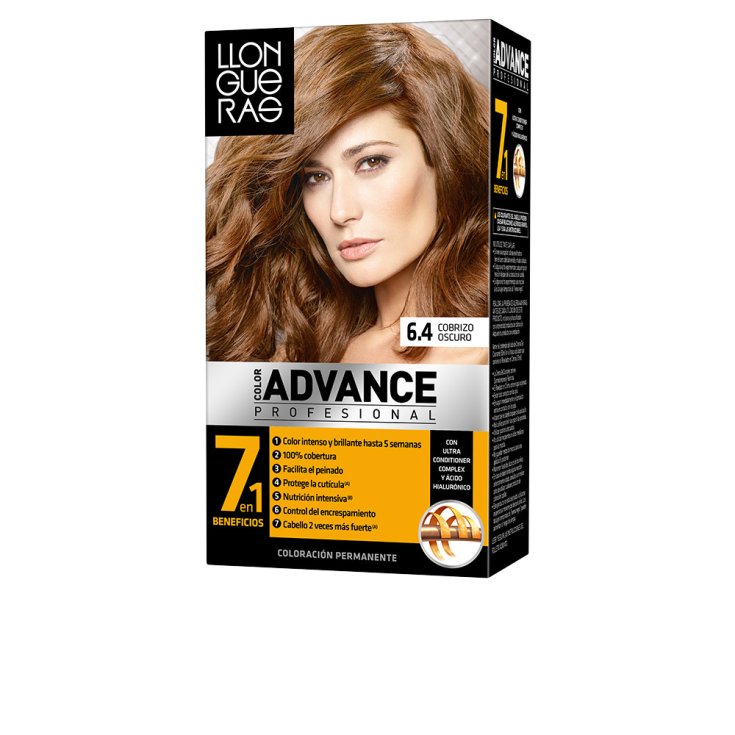 Llongueras Color Advance Couleur des cheveux 6.4 Cobrizo Oscuro