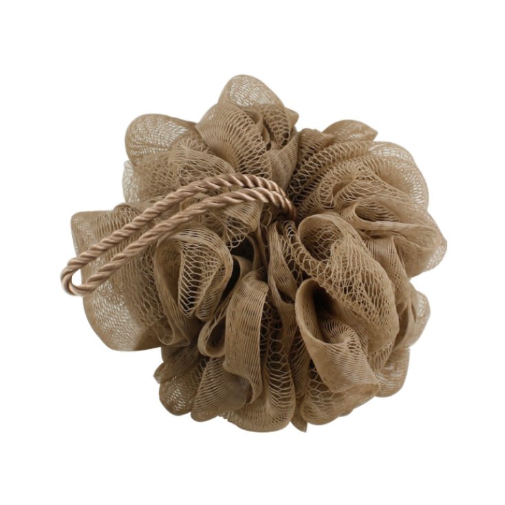 Éponge de bain ronde Qvs marron