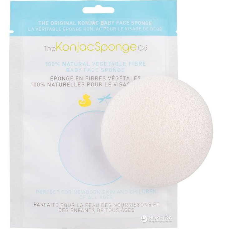 L'Éponge Visage Konjac Bébé Konjac
