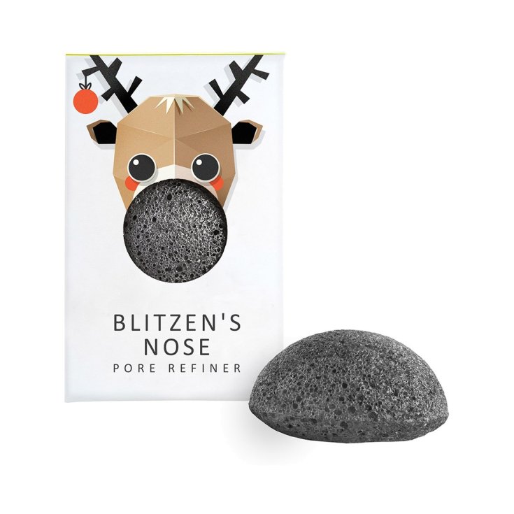 The Konjac Blitzen Pure Konjac Mini Puff Visage Au Charbon De Bambou