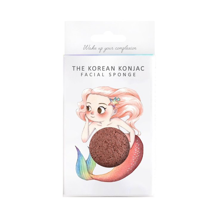 La Mythique Sirène De Konjac Boîte Éponge Et Crochet Argile Rouge