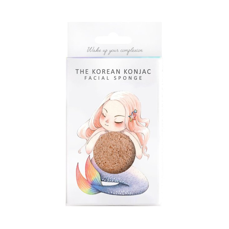 La Mythique Sirène De Konjac Boite Éponge Et Crochet Argile Rose