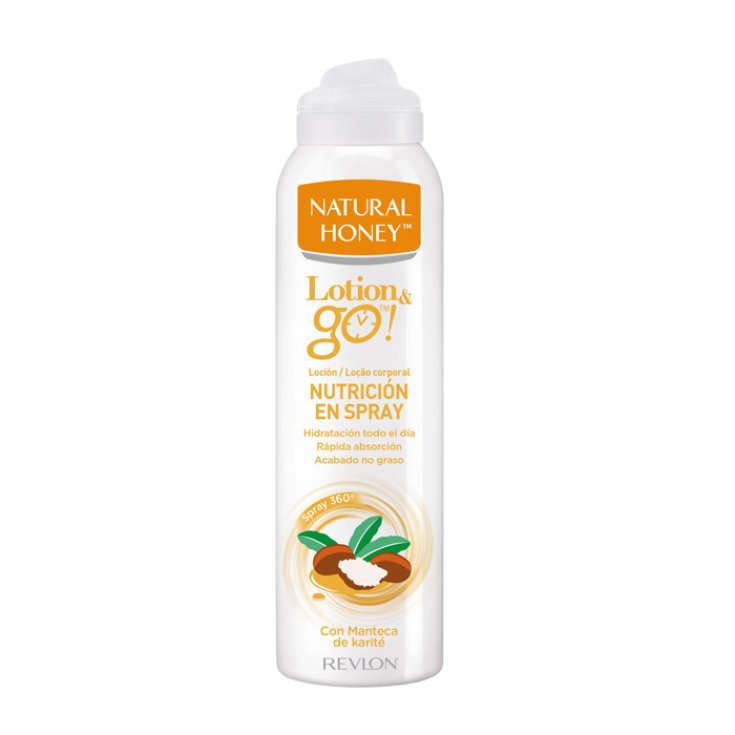 Natural Honey Lotion And Go Body Lotion Spray 200 ml