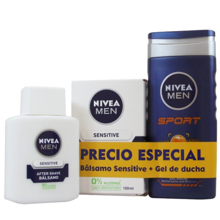 Nivea Men Sport Gel Douche 350ml Coffret 2 Parties 2018
