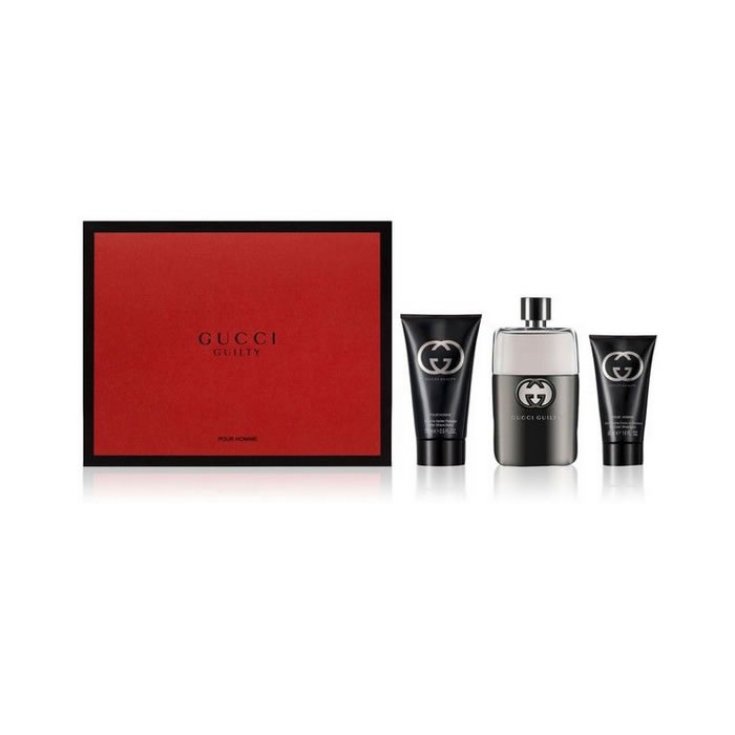 Gucci Guilty Pour Homme Eau De Toilette Vaporisateur 90ml Coffret 3 Parties 2018