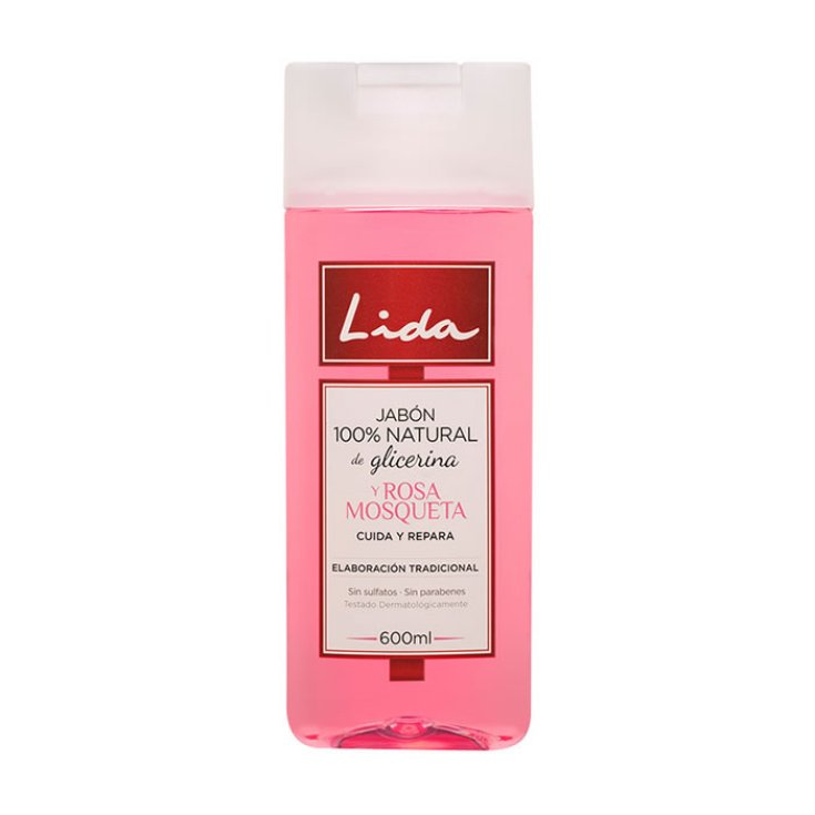 Lida Gel Douche Glycérine Et Rose Musquée 600 ml