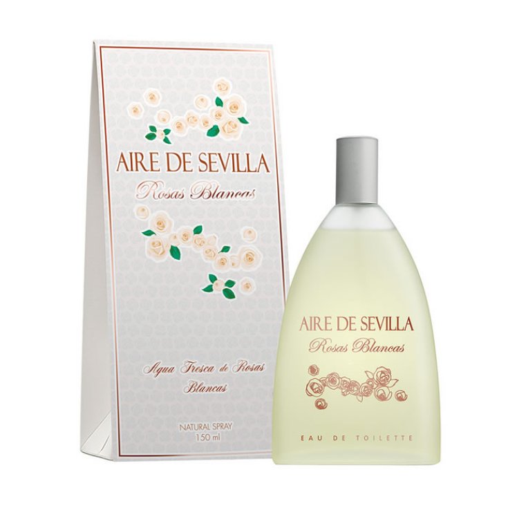 Aire De Sevilla Rosas Blancas Eau De Toilette Vaporisateur 150 ml