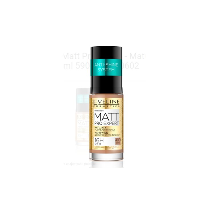 Eveline Matt Pro Expert Fond de Teint Matifiant Et Couvrant 400 Beige 30 ml