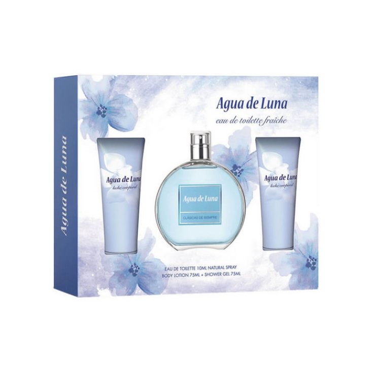 Puig Agua De Luna Eau De Toilette Vaporisateur 100 ml Coffret 3 Pièces 2018