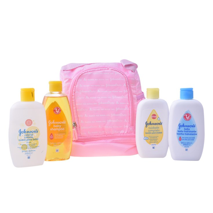 Ensemble de sac à dos rose bébé Johnson 5 pièces 2018