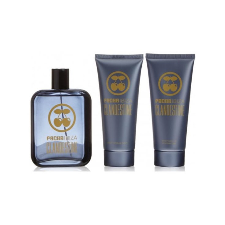 Pacha Ibiza Clandestine Men Eau De Toilette Vaporisateur 100ml Coffret 3 Pièces 2018