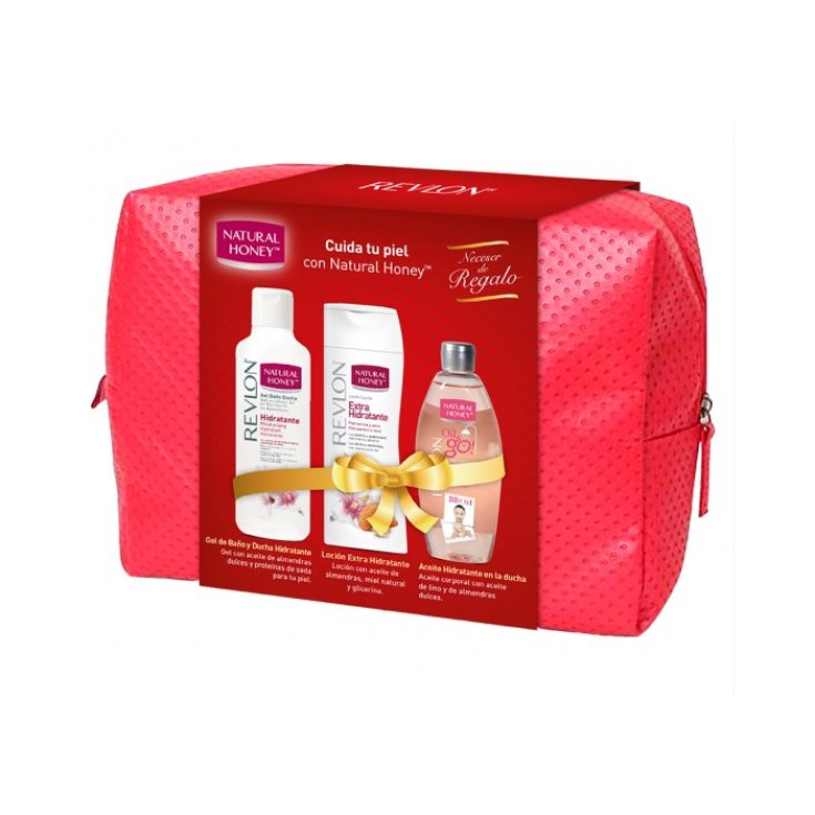 Gel Douche Hydratant Miel Naturel 400ml Coffret 4 Pièces 2018