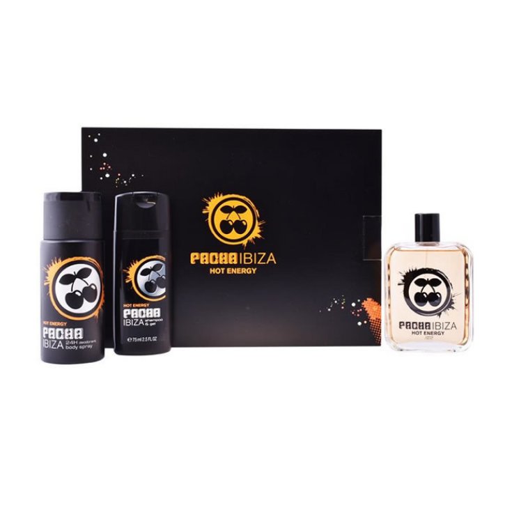Pacha Men Ibiza Hot Energy Eau De Toilette Vaporisateur 100 ml Coffret 3 Parties 2018
