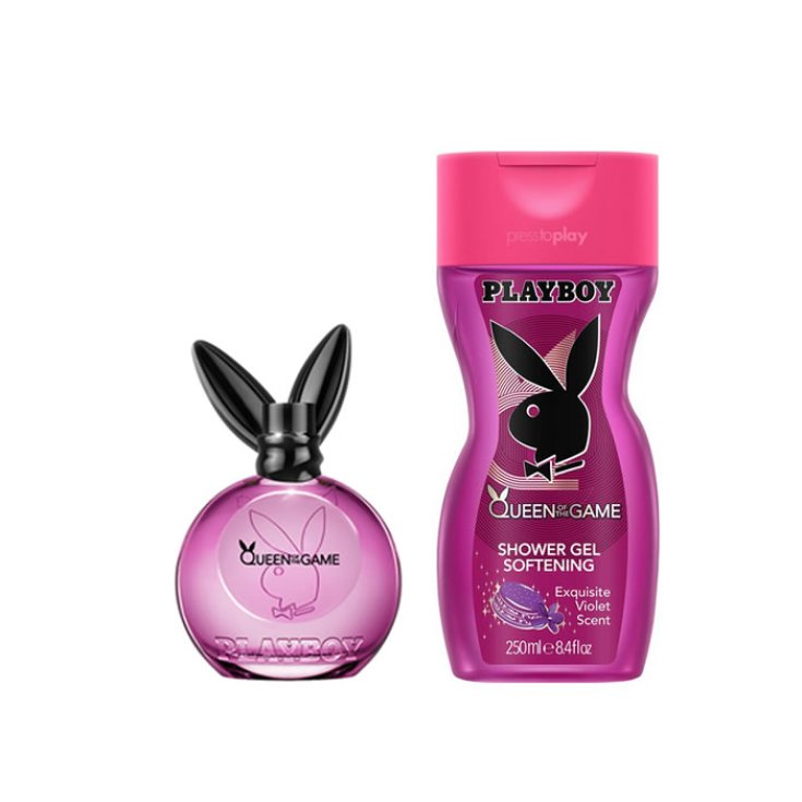 Playboy Queen Of The Game Eau De Toilette Vaporisateur 60 ml Coffret 2 Parties 2018