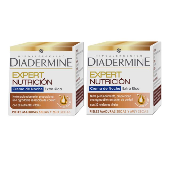 Diadermine Expert Nutrition Crème de Nuit 50 ml Coffret 2 Parties