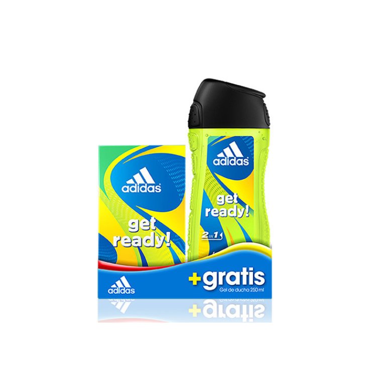 Adidas Get Ready For Him Eau De Toilette Vaporisateur 50 ml Coffret 2 Pièces 2018
