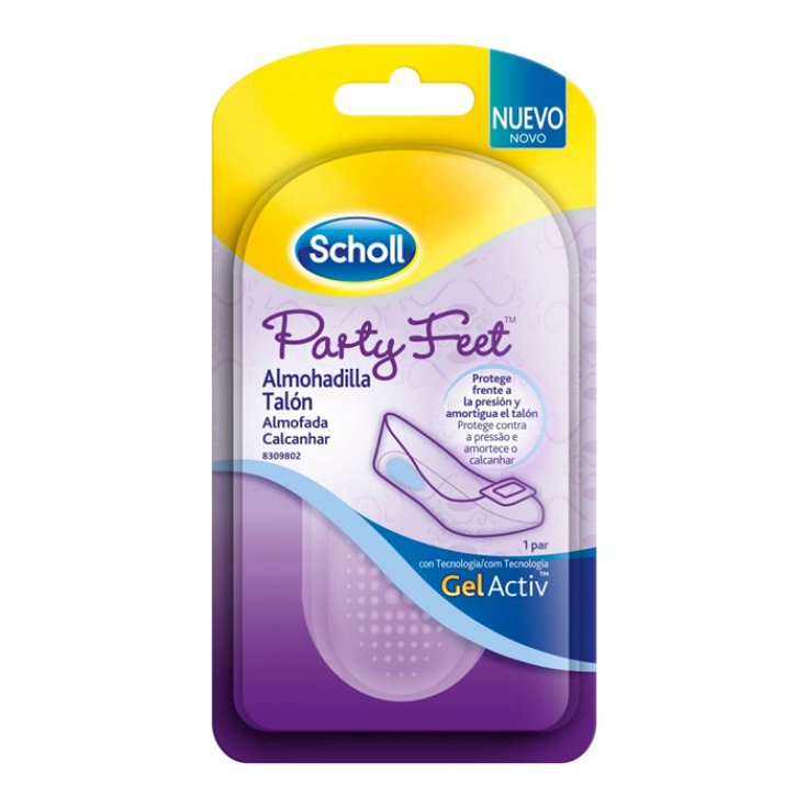 Scholl Party Feet Gelactiv Talons Coussins 1 Paire Scholl Party Feet Gelactiv Talons Coussins 1 Paire