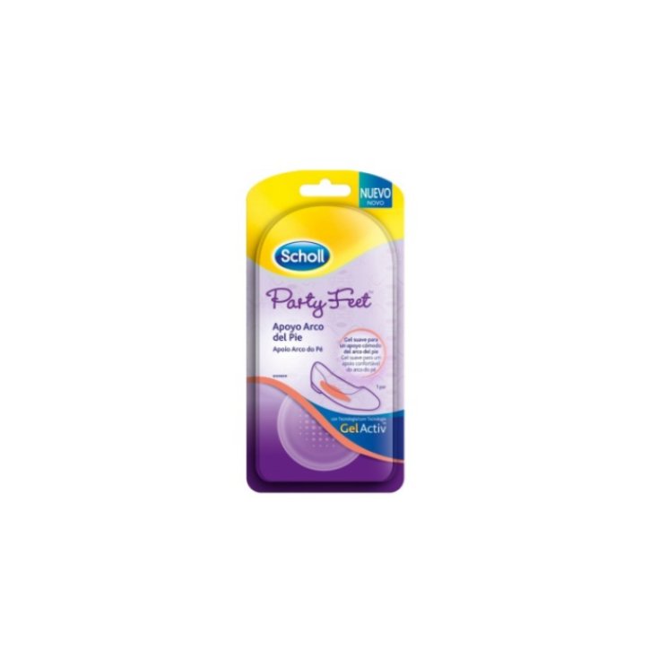 Scholl Party Feet Gelactiv Support de voûte plantaire 1 paire