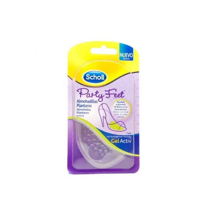 Scholl Party Feet Gelactiv Pieds Coussinets 1 Paire