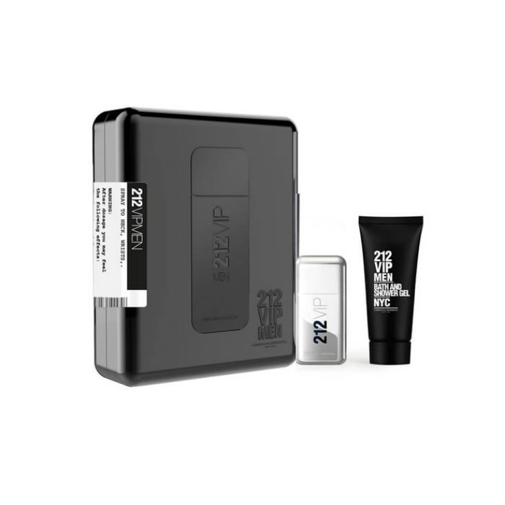 Carolina Herrera 212 Vip Men Eau De Toilette Vaporisateur 50 ml Coffret 2 Parties 2018