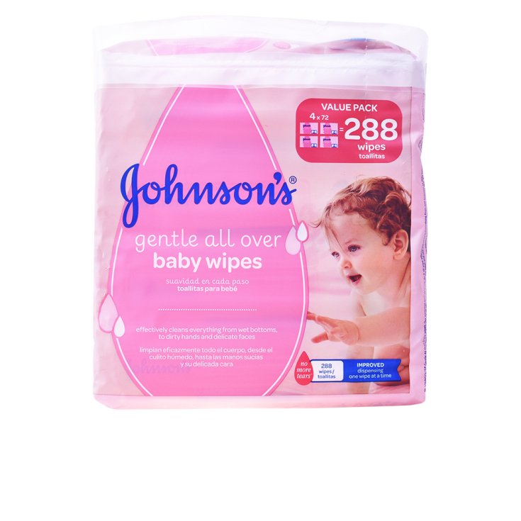Johnsons Lingettes pour bébé 288 unités Johnsons Lingettes pour bébé 288 unités